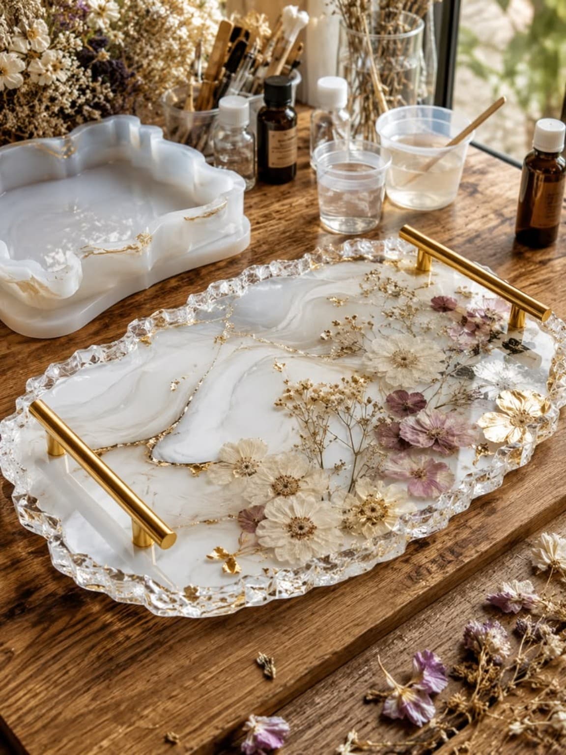 Luxury resin artwork