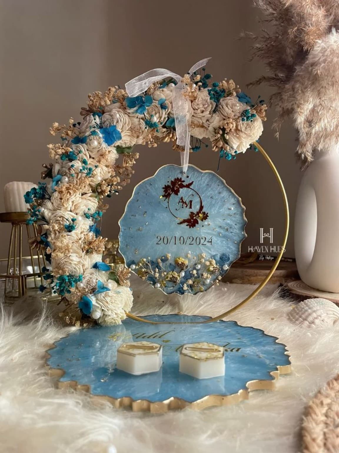 Luxury resin artwork