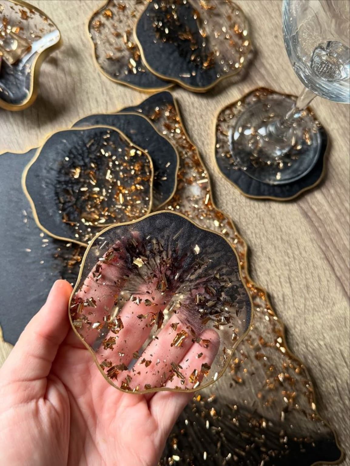 Luxury resin artwork