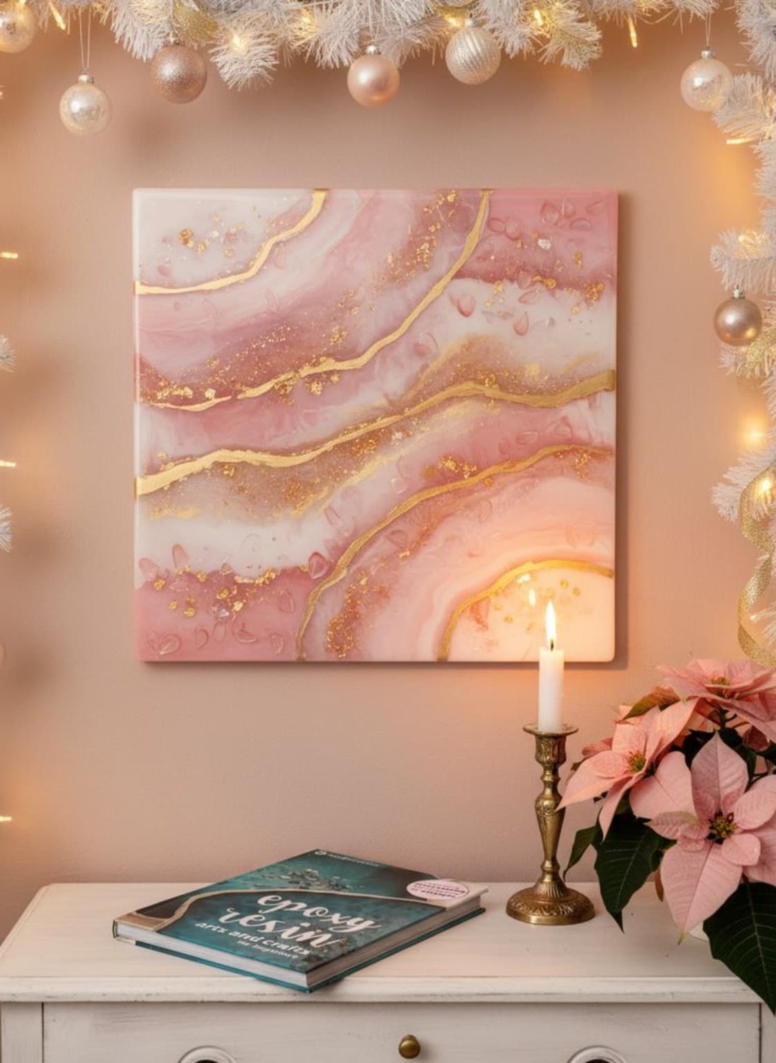 Luxury resin artwork