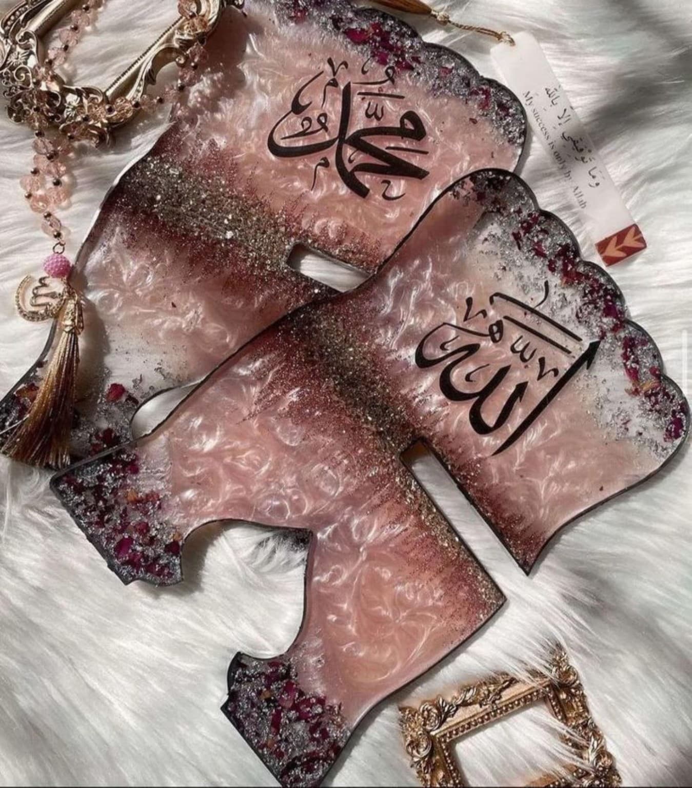 Luxury resin artwork